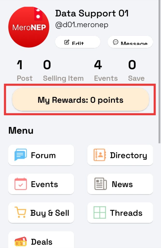 meronep-app-reward-system